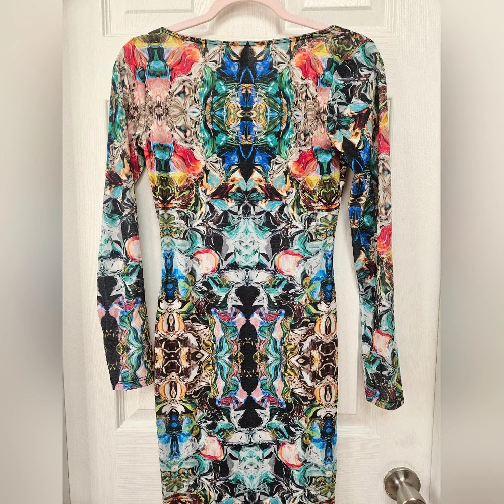 ASOS Patterned Dress, Size 6 - Picture 4 of 6